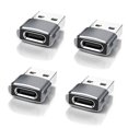 thumbnail image 1 of HLONK Connecteur de Câble Type C Femelle vers USB A Mâle 4 Pack, 1 of 6