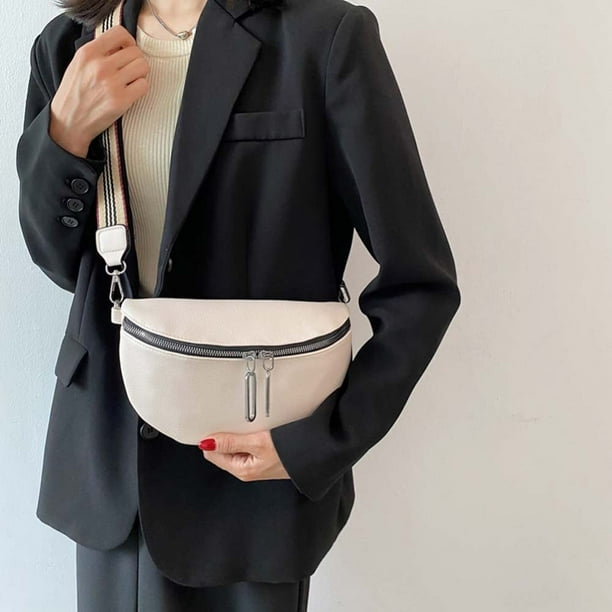 Bolsos de cintura para mujer Bolsos de mensajero de cuero para mujer Bolsos de pecho para mujer Bolsos pequenos Bodega Aurrera en linea