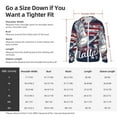 thumbnail image 5 of Daiia Mallard Duck With American Flag UPF 50+ Sun Protection Hoodie Jacket Lightweight Long Sleeve Sun Shirt for Women Men with Pocket Hiking Outdoor-Medium, 5 of 7