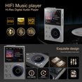 thumbnail image 3 of MP3 Player, Lossless DSD High Resolution Portable HiFi Digital Audio Music Player(16GB+8GB), 3 of 5