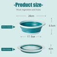 thumbnail image 2 of Collapsible Washbasin, Collapsible Washbasin Multifunctional Portable Washbasin Collapsible Round Washbasin Washbasin Collapsible Washing Basket Silic, 2 of 5