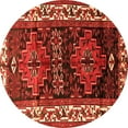 thumbnail image 1 of Ahgly Company Indoor Round Persian Orange Traditional Area Rugs, 7' Round, 1 of 1