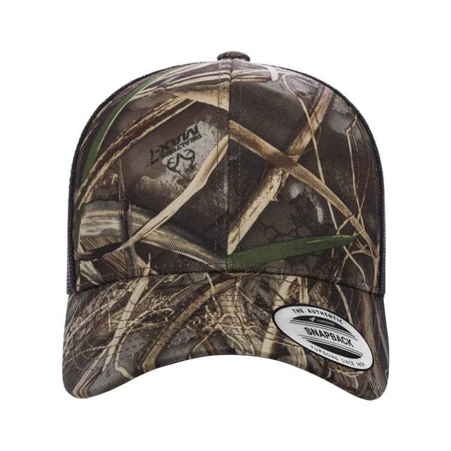 Yupoong 6606 YP Classics Casquette Rétro de Camionneur-Realtree Max7/ Brun