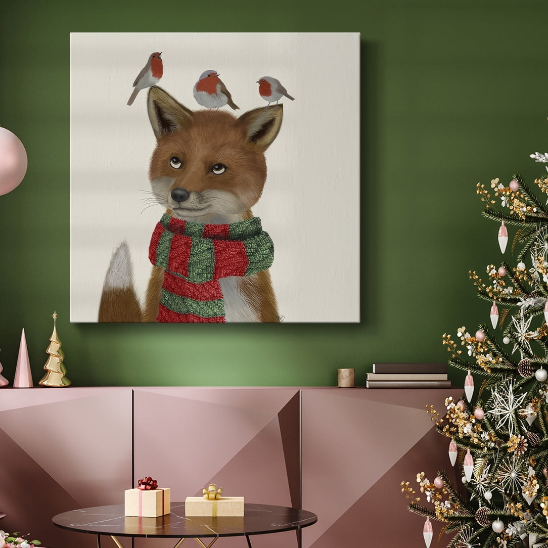 Fox and Robins- Gallery Wrapped Canvas