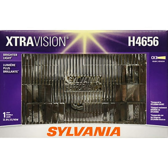 Faro delantero SYLVANIA H4656 XtraVision Sealed Beam 100x165 mm
