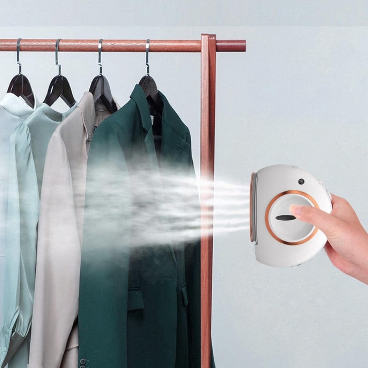 Irons, Mini Electric Handheld Steam Iron 800W Wrinkle Remover Clothes Garment Steamer Hanging Machine Portable Mini Electric Iron Iron
