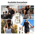 thumbnail image 7 of Kdxio Snake And Moon for Men's Muscle T-shirt,Sleeveless for Workout Running Athletic Gym Lounge Casual, 7 of 7
