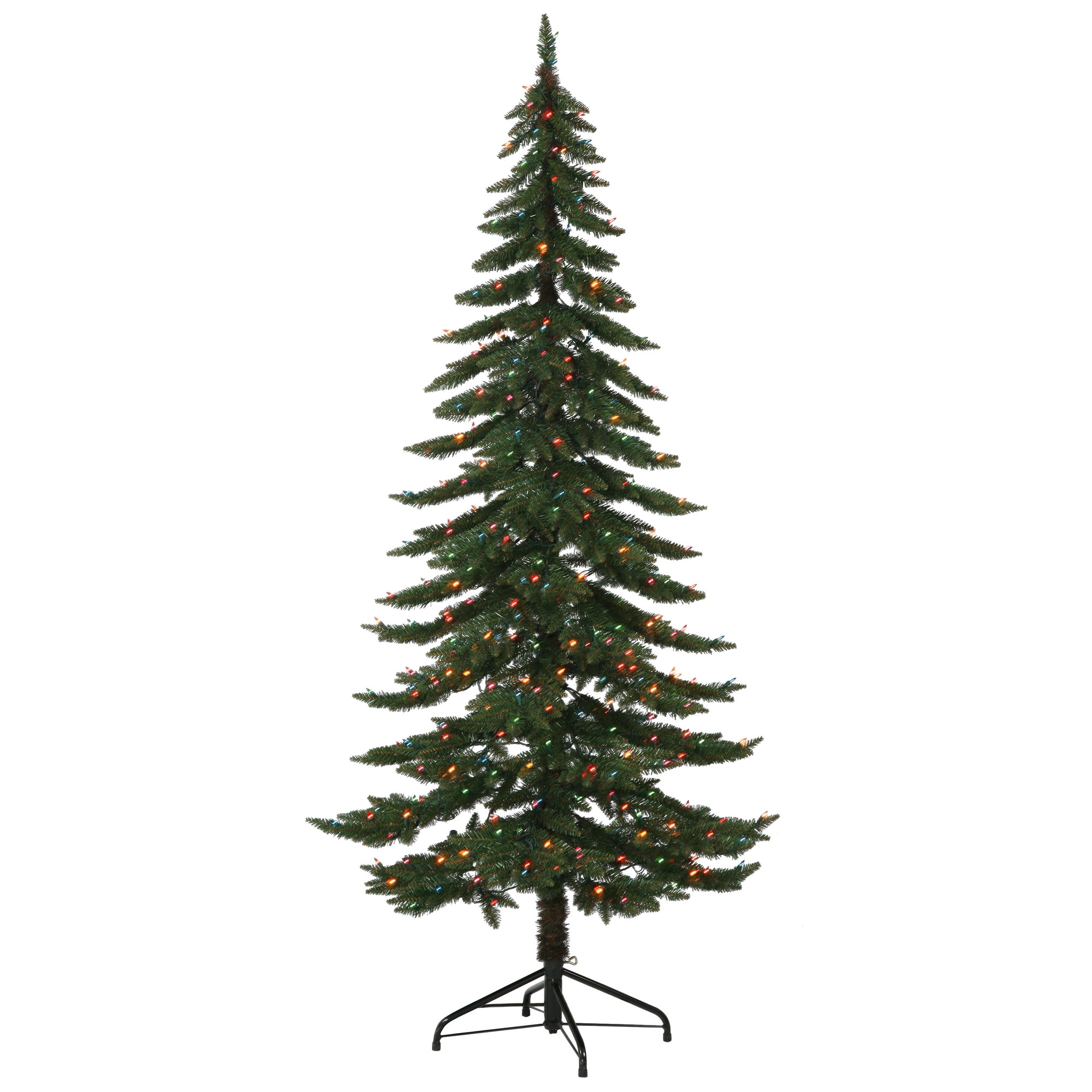7.5' Ft PreLit Ridgeline Alpine Spruce Artificial Christmas Tree