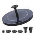 thumbnail image 2 of Solar Bird Bath, Anti Blocking Floating Fountain Pump  For Garden Pools Swimming Pools, Etc, 2 of 8