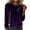 Z1-Purple velvet tops for women, variant on QETYUW Velvet Shirt Women Raglan Long Sleeve Round Neck Shirts Soft Comfy Tshirts Solid Color Loose Fit Top Basic Tops for Women