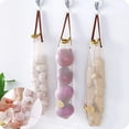 thumbnail image 4 of Hanging Mesh Bag, Kitchen Storage Bags for Potatoes, Onions, Garlic, Vegetables, Fruits Two Sizes - Pack of 4, 4 of 5