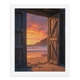 thumbnail image 5 of Paint By Numbers Kit for Adults Beginner - DIY Sunset Beach Wooden Doorway View Canvas Painting Kits for Adults, Frameless Paint By Number for Adults for Home Wall Decor 16x20 Inch, 5 of 7