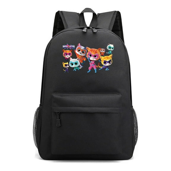 Students Cool Cat Kitties Backpack Teens – Cartoon Daypack with Large Space – Ideal for School, Commuting Gifting