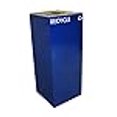 thumbnail image 3 of Witt Industries 36GC04-BL Récipient de Recyclage Géocube avec Fente Combinée/ouverture Ronde, Acier, 36 gal, Bleu, 3 of 3