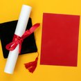 thumbnail image 5 of 4 Count Certificate Cover Display Clear Decor Books Paper Red, 5 of 8