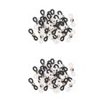 thumbnail image 1 of relayinert 50Pcs Stylish Eye Glasses Spectacle Chain Strap Holder Loop Ends Type A 50 Pcs 2Set, 1 of 6