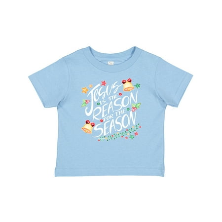 

Inktastic Jesus is the Reason for the Season Christmas Bells and Stars Gift Baby Boy or Baby Girl T-Shirt