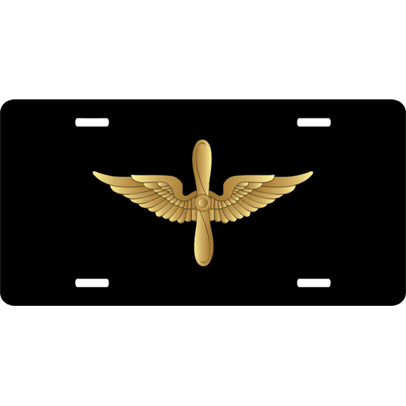 Army Aviation Corps Insignia License Plate