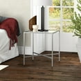 thumbnail image 2 of Evelyn&Zoe Industrial 20" Wide Powder Coated Silver Side Table, 2 of 8