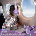 thumbnail image 4 of Children's Bluetooth Headphones, Foldable Wireless Headphones with LED Light, Cat Ears Game Headset, 4 of 5