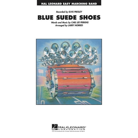 Hal Leonard Blue Suede Shoes Marching Band Level 2-3 Arranged by Larry