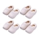 thumbnail image 2 of 4 pares de zapatos de muñeca en miniatura, zapatos de madera en blanco, mini zapatos de madera para manualidades de casa de muñecas., 2 of 7