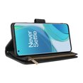 thumbnail image 3 of Étui pour OnePlus 9 en Cuir Magnétique avec Poche à Fermeture Éclair et Dragonne, 3 of 5