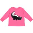 thumbnail image 3 of Inktastic Animals Cute Skunk Boys or Girls Long Sleeve Toddler T-Shirt, 3 of 5