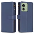 thumbnail image 2 of Compatible with Motorola Edge 40 Premium PU Leather Wallet Case with 9 Card Slots Zipper Pocket and Hand Strap, 2 of 5