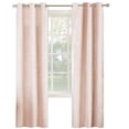 thumbnail image 5 of Mainstays Olan Textured Solid Blackout Grommet Curtain Panel Pair Window Treatment, Set of 2 Room Darkening Drapes for Bedroom, Blush Print, 37" W x 84" L, 5 of 6