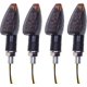 thumbnail image 1 of 4pcs Indicadores de motocicleta 14LED Luces intermitentes 12V Luz indicadora de giro impermeable Universal para motocicleta Scooter Quad Cruiser Off Road, 1 of 5