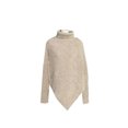 thumbnail image 5 of Suéter de cuello alto irregular estilo coreano suave para mujer, suéter holgado de primavera, estilo perezoso, suave y encerado para mujer, 5 of 5