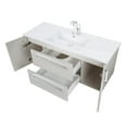 thumbnail image 4 of Cutler Kitchen and Bath Silhouette 48" Wood/Marble Bathroom Vanity in Beige, 4 of 6