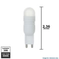 thumbnail image 3 of SUNLITE 2.5W 120V 3000K Bi-Pin G9 LED Light Bulb, 3 of 3