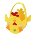 thumbnail image 1 of Elodie Panier de Pâques Vide Enfants avec Poignée Garçons Filles Bébé Panier de Rangement Jaune, 1 of 8