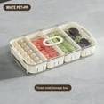 thumbnail image 2 of Spice Storage Container 16-Compartment Organizer Portable Kitchen Pantry Box Transposable Lids Clear Stackable Seasoning Keeper, 2 of 5