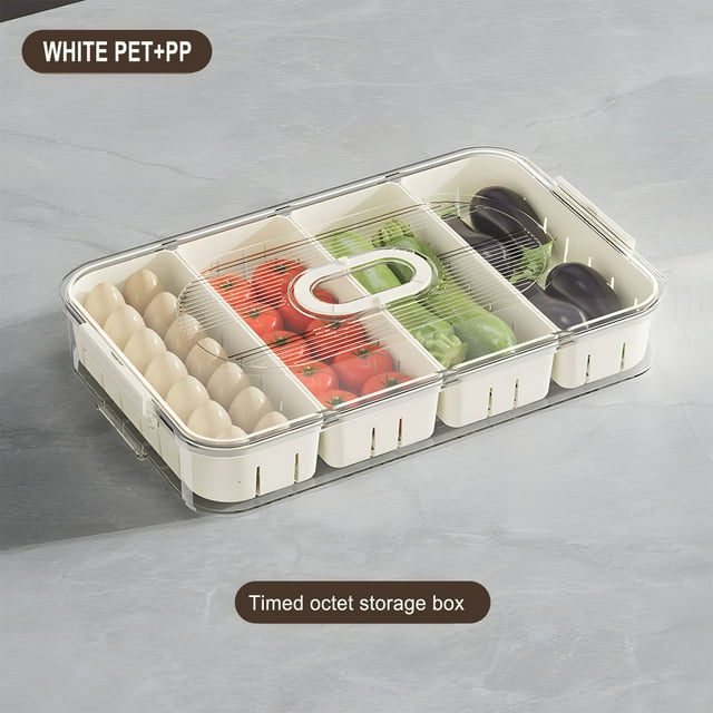 Wzzjkit Contenants de Rangement pour Aliments avec Couvercles, Boîte de Rangement pour Assaisonnements, Boîte de Rangement pour Épices de Cuisine, Boîte de Conservation Portable Scellée Transparente avec Couvercle, Boîte d'Assaisonnement, Contenants pour Céréales, Rangement
