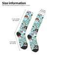 thumbnail image 2 of Naloa Cartoon Pirate Thigh High Socks Extra Long Stretchy Sock Women Over Knee High Opaque Stocking Daily Wear, 2 of 6