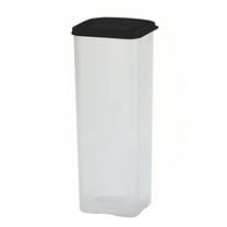 Yucurem 5.4 L Plastic Bread Box Bread Container For Sandwich Loaf Sliced Breads Kitchen Essentials (Black)