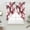 White Deep Red, variant on Red Plum Swag Valances for Windows, Kitchen Window Curtains Over Sink, Nature Flowers Branches Chinese Painting Window Treatment Curtains for Living Room/Bedroom Curtains 2 Panel Sets 36"x45"