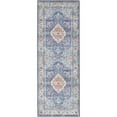 thumbnail image 2 of Nourison Fulton Vintage Blue 1'10" x 5' Area Rug (2x5), 2 of 7