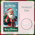 thumbnail image 6 of Santa Claus Christmas Banner Holiday Decoration Jolly Santa for Christmas Celebration Indoor Party Festive Decor, 6 of 9