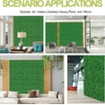thumbnail image 5 of 12 PCS Artificial Boxwood Panels, 20"x20" Topiary Privacy Hedge Screen - 4-Layer UV Protected Greenery Wall for Outdoor/Indoor, Garden Fence & Backyard Decor, 5 of 6