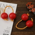 thumbnail image 4 of 2 Pairs of Aslatuas Rhythmic Ball, Kashaka Shaker Instrument Classical African Shaker Rattle Hand Percussion for Kids Adults Weddings Parties Musical Class, 4 of 14