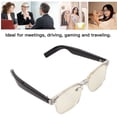 thumbnail image 4 of Lunettes Intelligentes, Lunettes Audio Étanches IPX4 Bluetooth5.3 avec Blocage de Lumière Bleue et Double Haut-Parleurs, Lunettes Électriques à Commande Tactile pour Réunions, Conduite, Jeux, 4 of 7