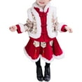 thumbnail image 2 of LNMQLPDBS Bow Outfit Baby Girl 2t Onesies Boys Girls Sweat Suits Size 14-16 Kids Christmas Suit Clothes for Girls 8-10 18 Month Clothes Boy Baby, Red 12-18 Months, 2 of 9