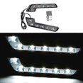 thumbnail image 2 of 2X 12V Super Bright DRL LED Daytime Running Lights for Auto Waterproof LED Driving Lights Fog new Qhzl A-G, 2 of 5