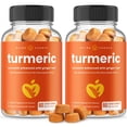 thumbnail image 1 of Gomitas de c&uacute;rcuma para adultos y ni&ntilde;os con extracto de jengibre y pimienta negra | 95 % de curcuminoides | Curcumina natural vegana para el bienesta, 1 of 7