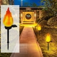 thumbnail image 1 of Solar Flame Lamp Outdoor Landscape Decoration | 45cm Torch Design | Weather-Resistant ABS, 1 of 1