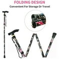 thumbnail image 3 of Riklu Walking Cane, Folding Cane for Men & Women, Portable Lightweight, 5-Level Adjustable Height, Collapsible Cane for Seniors Balancing Mobility Aid, 3 of 5